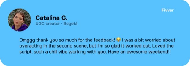Creator feedback 2